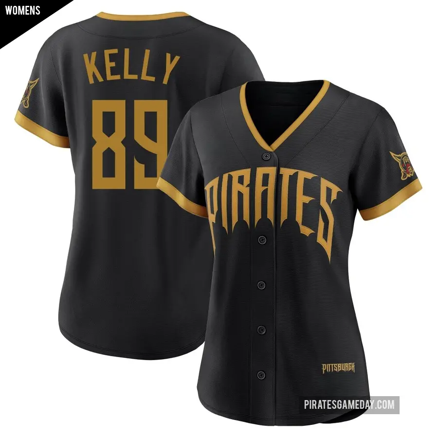Women's Pittsburgh Pirates ＃89 Antwone Kelly Limited Black 2026 City Connect Stadium Jersey