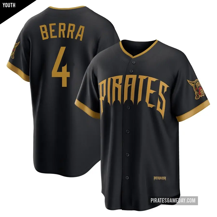 Youth Pittsburgh Pirates ＃4 Dale Berra Limited Black 2026 City Connect Stadium Jersey